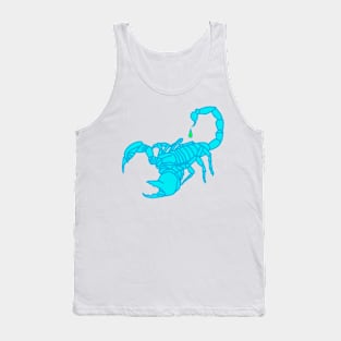 Blue Scorpion Tank Top